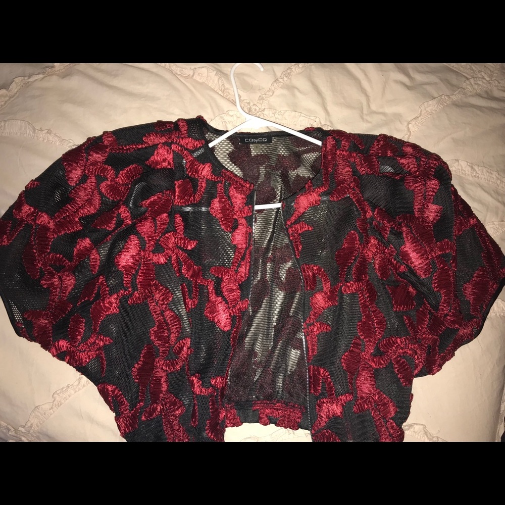 A mesh jacket that can be dressed up or down
